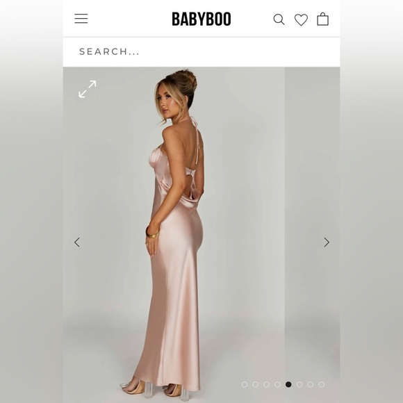 KALI MAXI DRESS - BLUSH - Picture 4 of 6